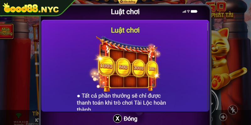 Go Mèo Phát Tài GOOD88 | Tựa Game Nổ Hũ Siêu Đỉnh Cao 3 Chọn tốc độ quay phù hợp