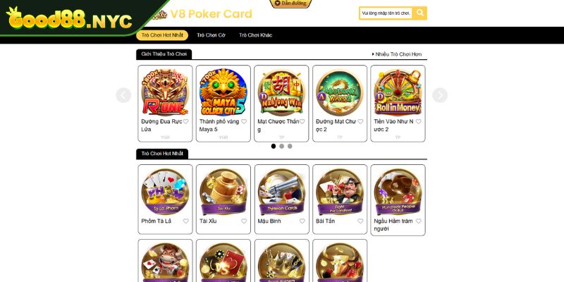Game Bài V8 GOOD88 | Thiên Đường Đỏ Đen Không Thể Bỏ Lỡ 3 Hướng dẫn tham gia Game Bài V8 tại GOOD88