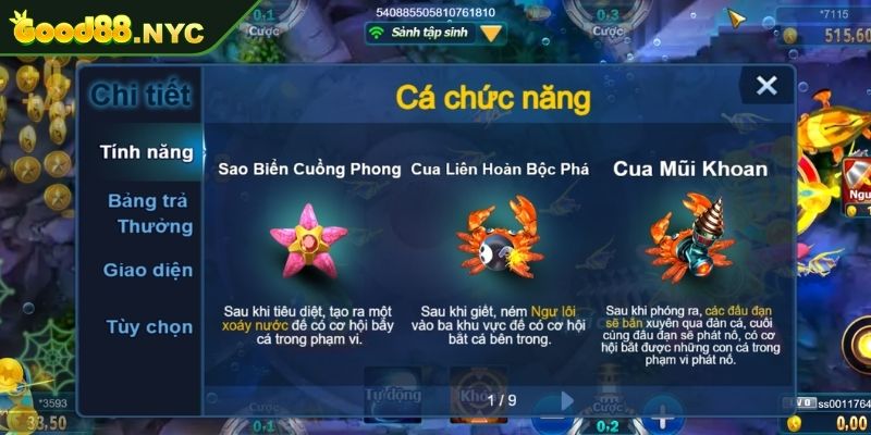 Happy Fishing GOOD88 Thế Giới Săn Cá Đẳng Cấp Đừng Bỏ Lỡ 2 Chế độ bạo thưởng