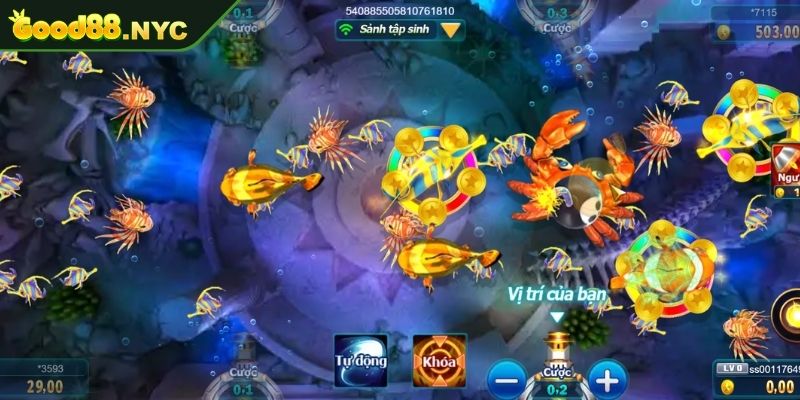 Happy Fishing GOOD88 Thế Giới Săn Cá Đẳng Cấp Đừng Bỏ Lỡ 3 Dùng tính năng thông minh